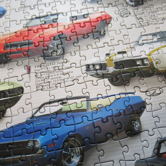 Muscle Car Evolution Puzzle - Picture 8 of 14